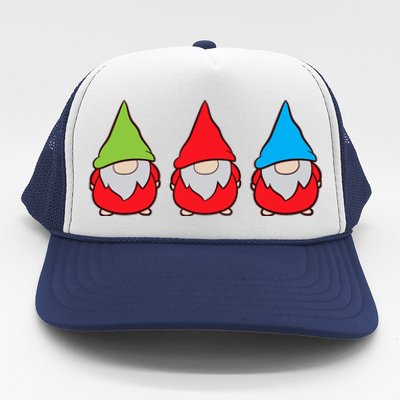 Garden Gnome Lover Cute Garden Gnomes Premium Trucker Hat