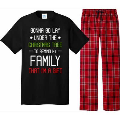 Gonna Go Lay Under The Christmas Tree Sarcastic Holiday Meaningful Gift Pajama Set