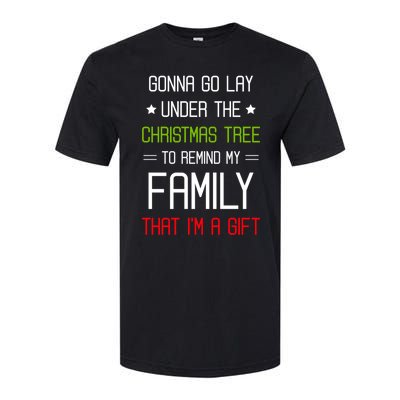 Gonna Go Lay Under The Christmas Tree Sarcastic Holiday Meaningful Gift Softstyle CVC T-Shirt