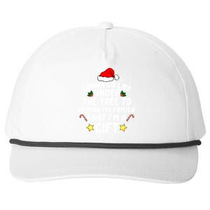 Gonna Go Lay Under The Tree Christmas Family Santa Hat Xmas Gift Snapback Five-Panel Rope Hat