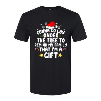 Gonna Go Lay Under The Tree Christmas Family Santa Hat Xmas Gift Softstyle CVC T-Shirt