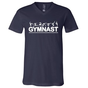 Gymnast, Gymnast Lover Gift, Gymnastics V-Neck T-Shirt