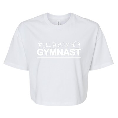 Gymnast, Gymnast Lover Gift, Gymnastics Bella+Canvas Jersey Crop Tee