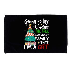 Gonna Go Lay Under The Tree To Remind My Family Christmas Cute Gift Microfiber Hand Towel