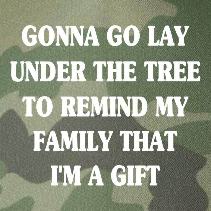 Gonna Go Lay Under The Tree To Remind My Family Funny Xmas Gift Legacy Tie Dye Trucker Hat