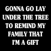 Gonna Go Lay Under The Tree To Remind My Family Funny Xmas Gift Sustainable Bucket Hat