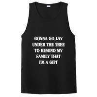 Gonna Go Lay Under The Tree To Remind My Family Funny Xmas Gift PosiCharge Competitor Tank