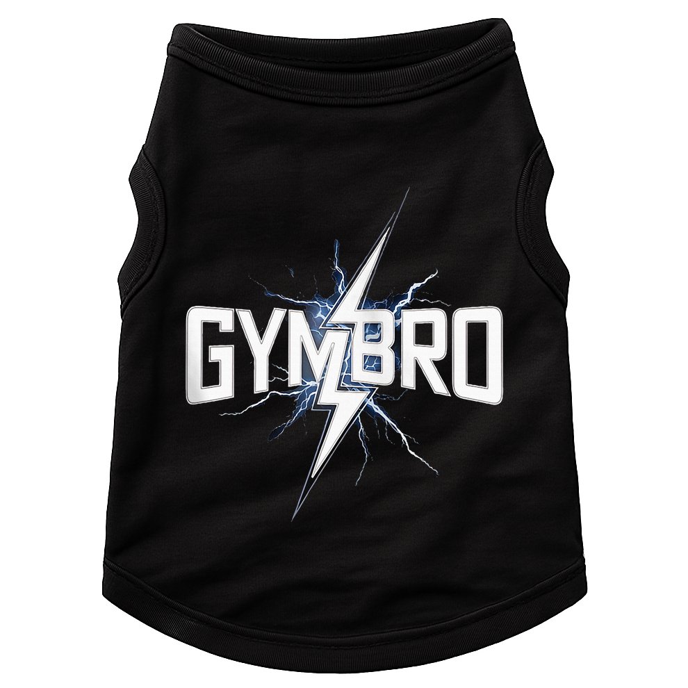 Gymbro Gym Lightning Fitness Gym Bro Doggie Tank