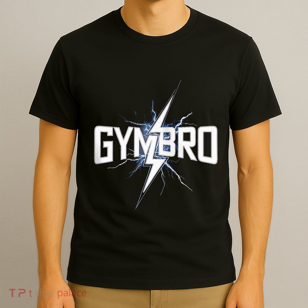 Gymbro Gym Lightning Fitness Gym Bro T-Shirt