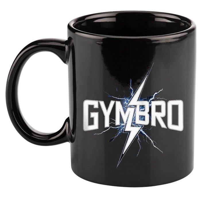 Gymbro Gym Lightning Fitness Gym Bro 11oz C Handle Ceramic Mug