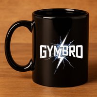 Gymbro Gym Lightning Fitness Gym Bro 11oz C Handle Ceramic Mug