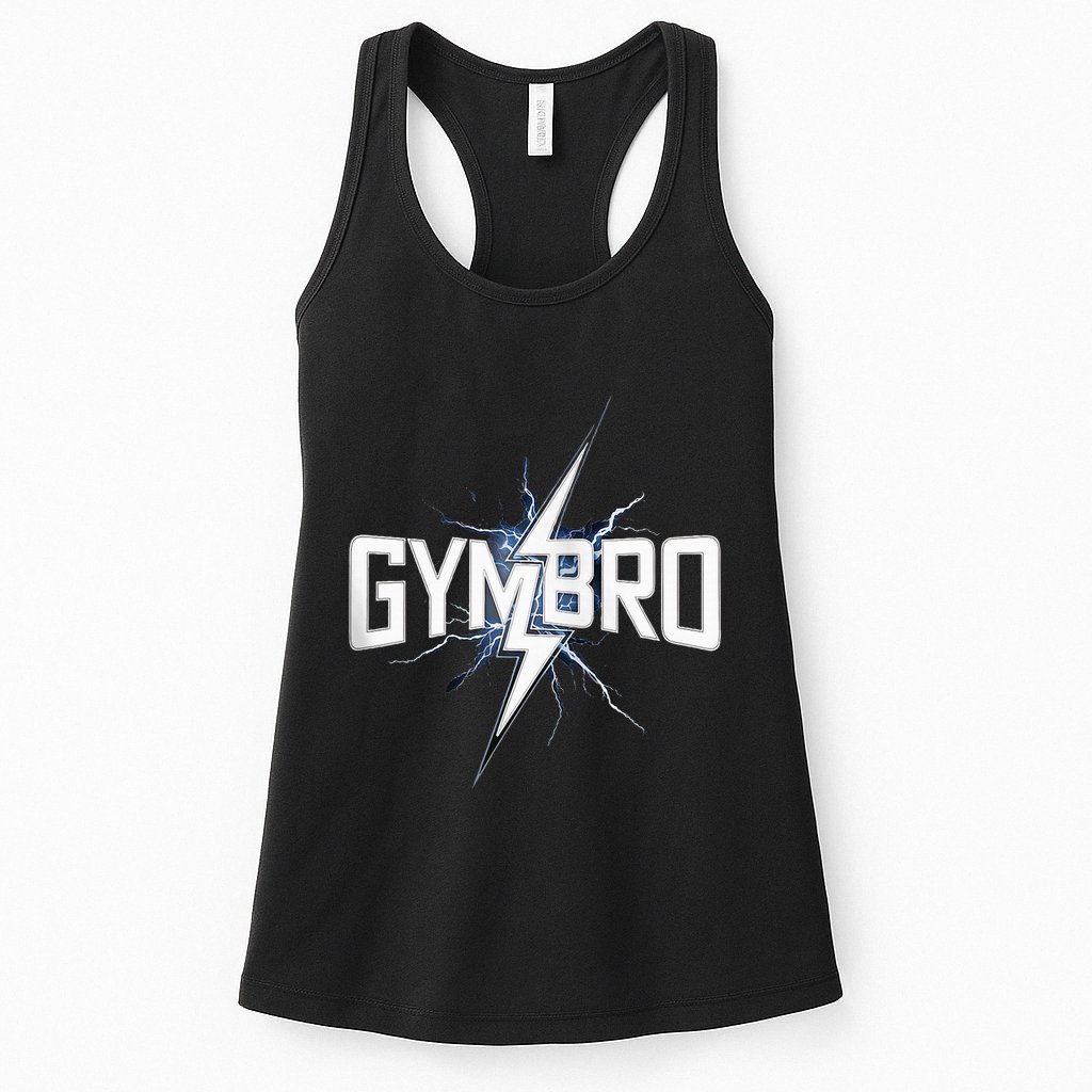 Gymbro Gym Lightning Fitness Gym Bro Womens Tank Top