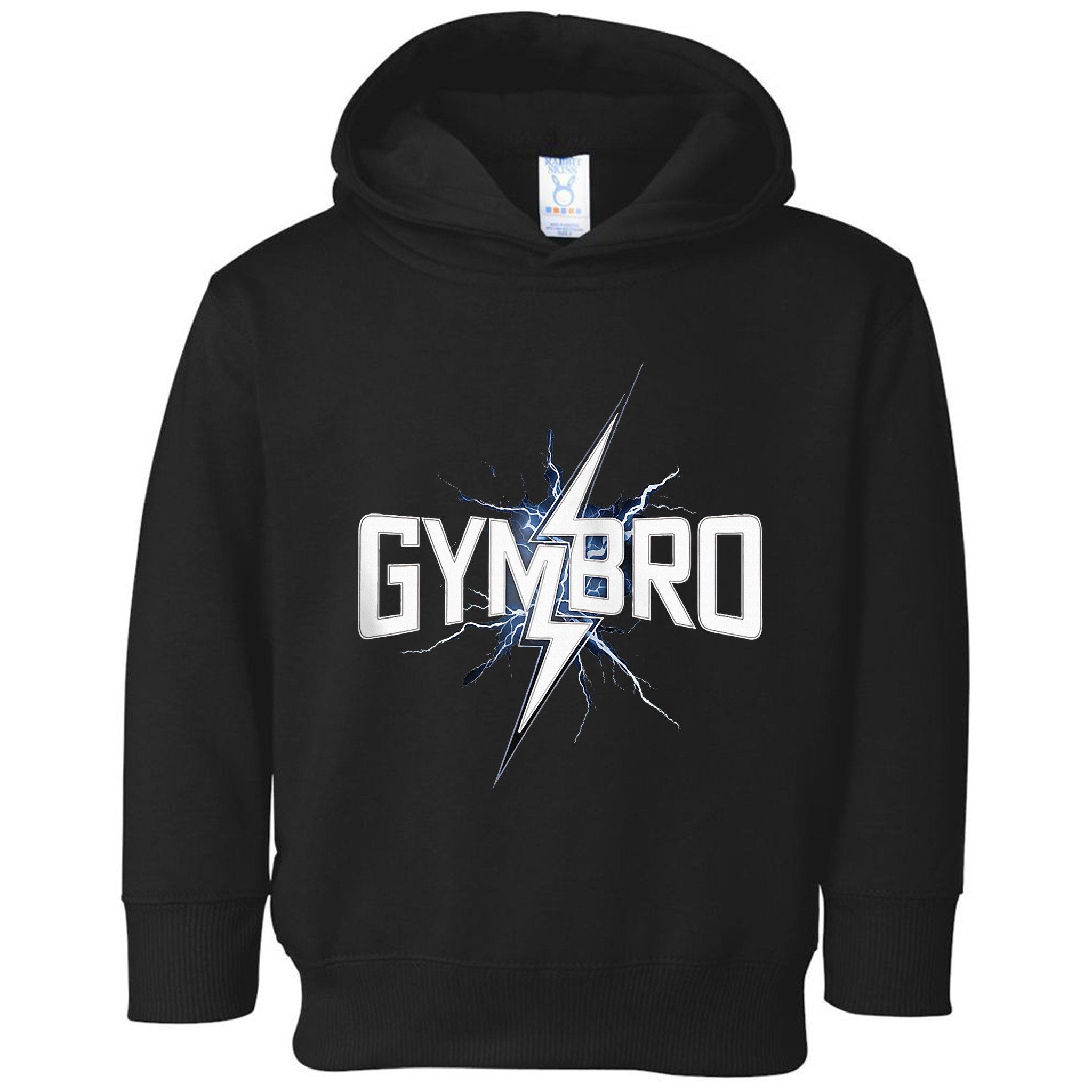 Gymbro Gym Lightning Fitness Gym Bro Toddler Hoodie