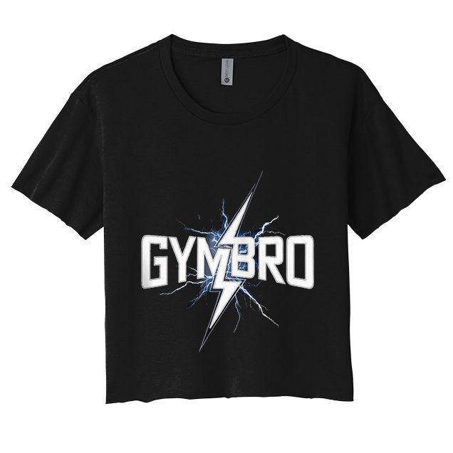 Gymbro Gym Lightning Fitness Gym Bro Crop Top
