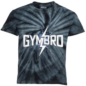 Gymbro Gym Lightning Fitness Gym Bro Kids Tie-Dye T-Shirt