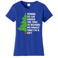 Gonna Go Lay Under Tree To Remind My Family Christmas Tree Gift Women's T-Shirt