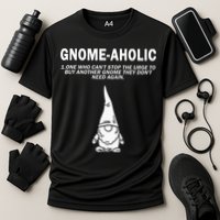 Garden Gnome Lover Gnome Aholic Funny Definition Gnomes Cooling Performance Crew T-Shirt