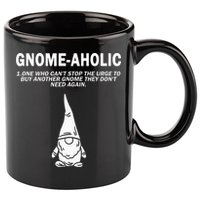 Garden Gnome Lover Gnome Aholic Funny Definition Gnomes 11oz C Handle Ceramic Mug