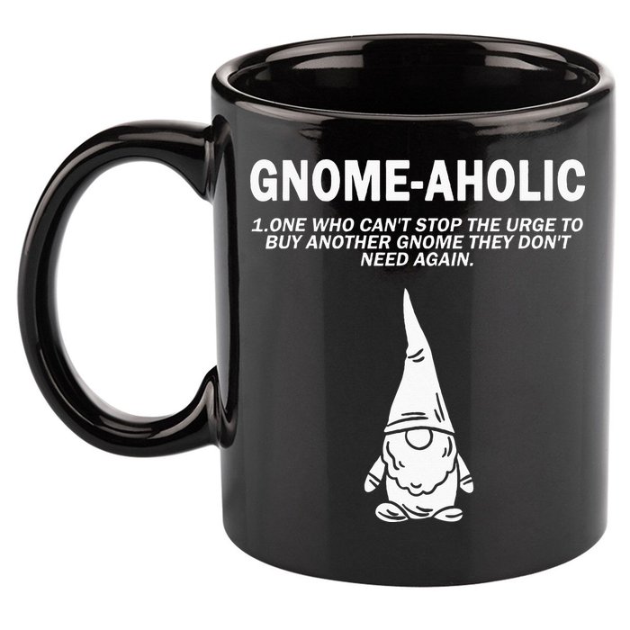Garden Gnome Lover Gnome Aholic Funny Definition Gnomes 11oz C Handle Ceramic Mug