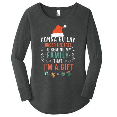 Gonna Go Lay Under The Tree to Remind My Family I'm a Gift Women's Perfect Tri Tunic Long Sleeve Shirt