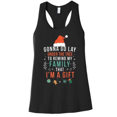 Gonna Go Lay Under The Tree to Remind My Family I'm a Gift Women's Racerback Tank