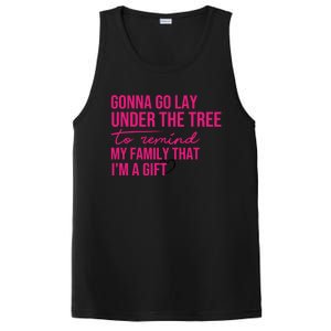 Gonna Go Lay Under The Tree To Remind My Family Christmas Funny Gift PosiCharge Competitor Tank