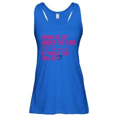 Gonna Go Lay Under The Tree To Remind My Family Christmas Funny Gift Ladies Essential Flowy Tank