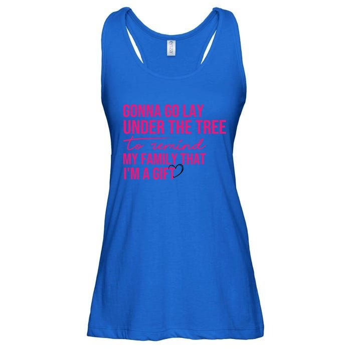 Gonna Go Lay Under The Tree To Remind My Family Christmas Funny Gift Ladies Essential Flowy Tank