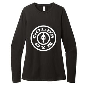 GoldS Gym Logo Womens CVC Long Sleeve Shirt