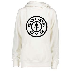 GoldS Gym Logo Womens Funnel Neck Pullover Hood