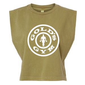 GoldS Gym Logo Garment-Dyed Women's Muscle Tee