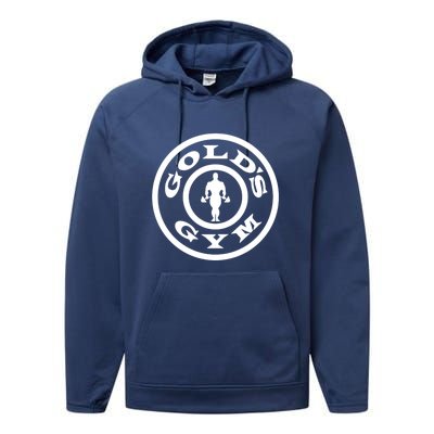 GoldS Gym Logo Performance Fleece Hoodie