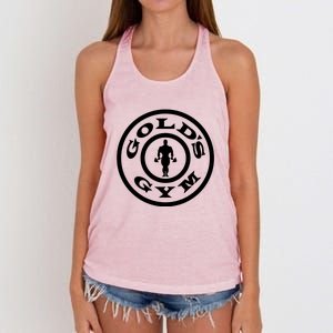 GoldS Gym Logo Women's Knotted Racerback Tank