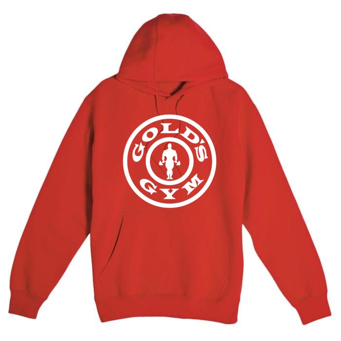 GoldS Gym Logo Premium Pullover Hoodie