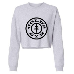 GoldS Gym Logo Cropped Pullover Crew