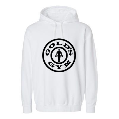 GoldS Gym Logo Garment-Dyed Fleece Hoodie