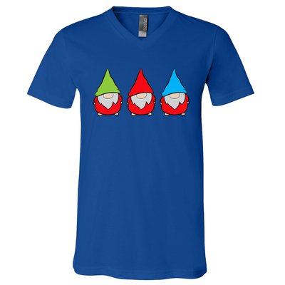 Garden Gnome Lover Cute Garden Gnomes V-Neck T-Shirt