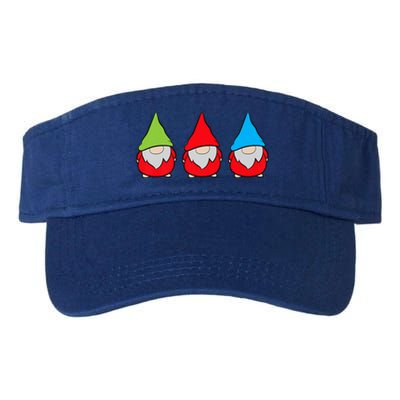 Garden Gnome Lover Cute Garden Gnomes Valucap Bio-Washed Visor