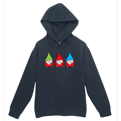 Garden Gnome Lover Cute Garden Gnomes Urban Pullover Hoodie