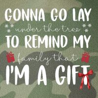 Gonna Go Lay Under Under The Tree Funny Christmas Legacy Tie Dye Trucker Hat