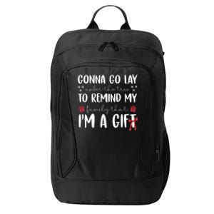 Gonna Go Lay Under Under The Tree Funny Christmas City Backpack