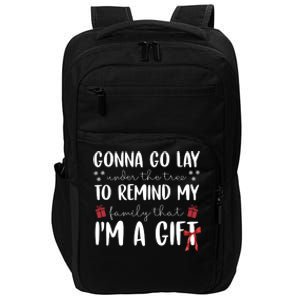 Gonna Go Lay Under Under The Tree Funny Christmas Impact Tech Backpack