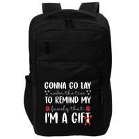 Gonna Go Lay Under Under The Tree Funny Christmas Impact Tech Backpack