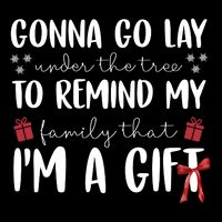Gonna Go Lay Under Under The Tree Funny Christmas Impact Tech Backpack