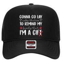 Gonna Go Lay Under Under The Tree Funny Christmas Trucker Hat