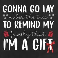 Gonna Go Lay Under Under The Tree Funny Christmas Trucker Hat