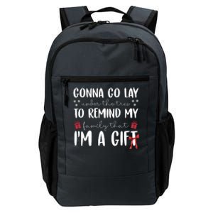 Gonna Go Lay Under Under The Tree Funny Christmas Daily Commute Backpack