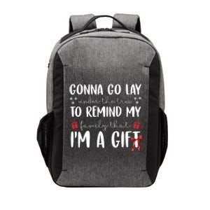 Gonna Go Lay Under Under The Tree Funny Christmas Vector Backpack