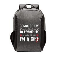 Gonna Go Lay Under Under The Tree Funny Christmas Vector Backpack