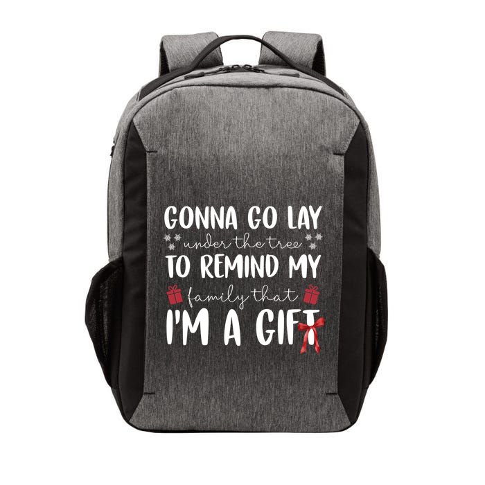 Gonna Go Lay Under Under The Tree Funny Christmas Vector Backpack